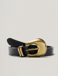 Rodeo Belt, Black/Gold