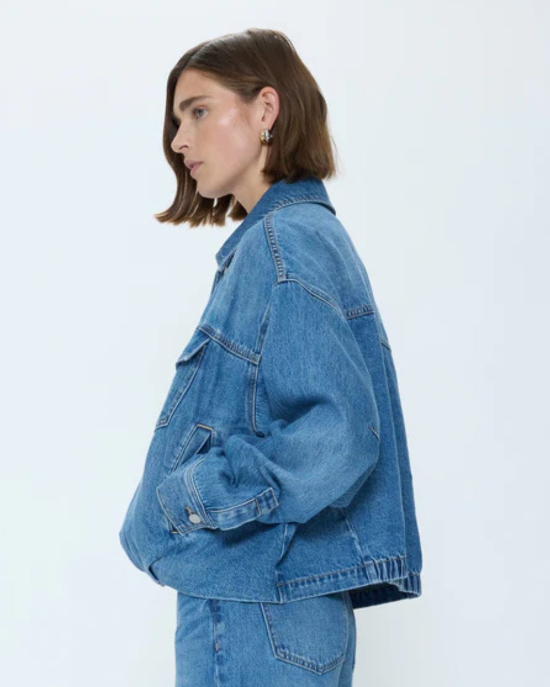 Bibi Blouson Trucker Jacket, Heartfelt
