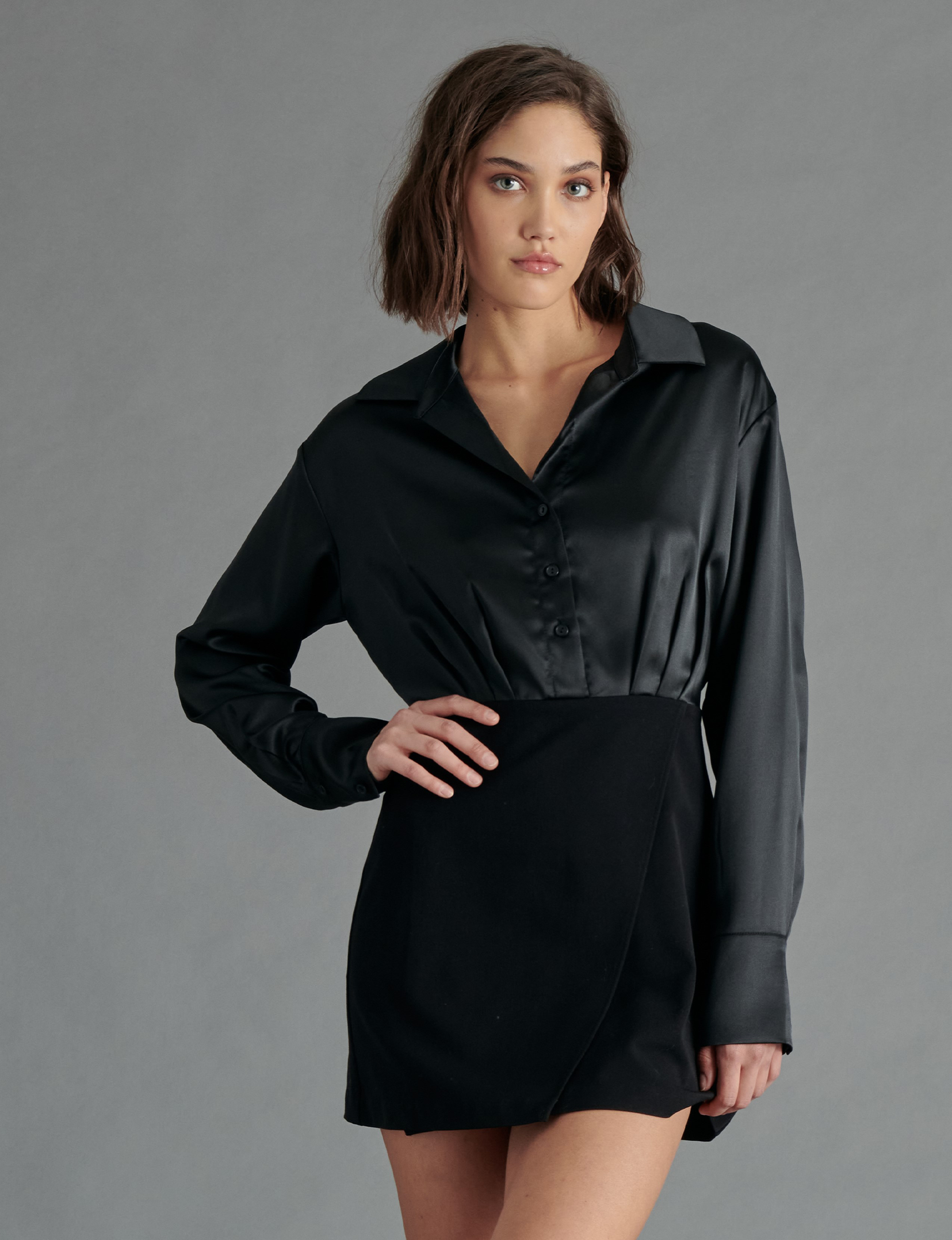 Enzo Dress, Black Punch Clothing Enzo Dress, Black Punch Clothing
