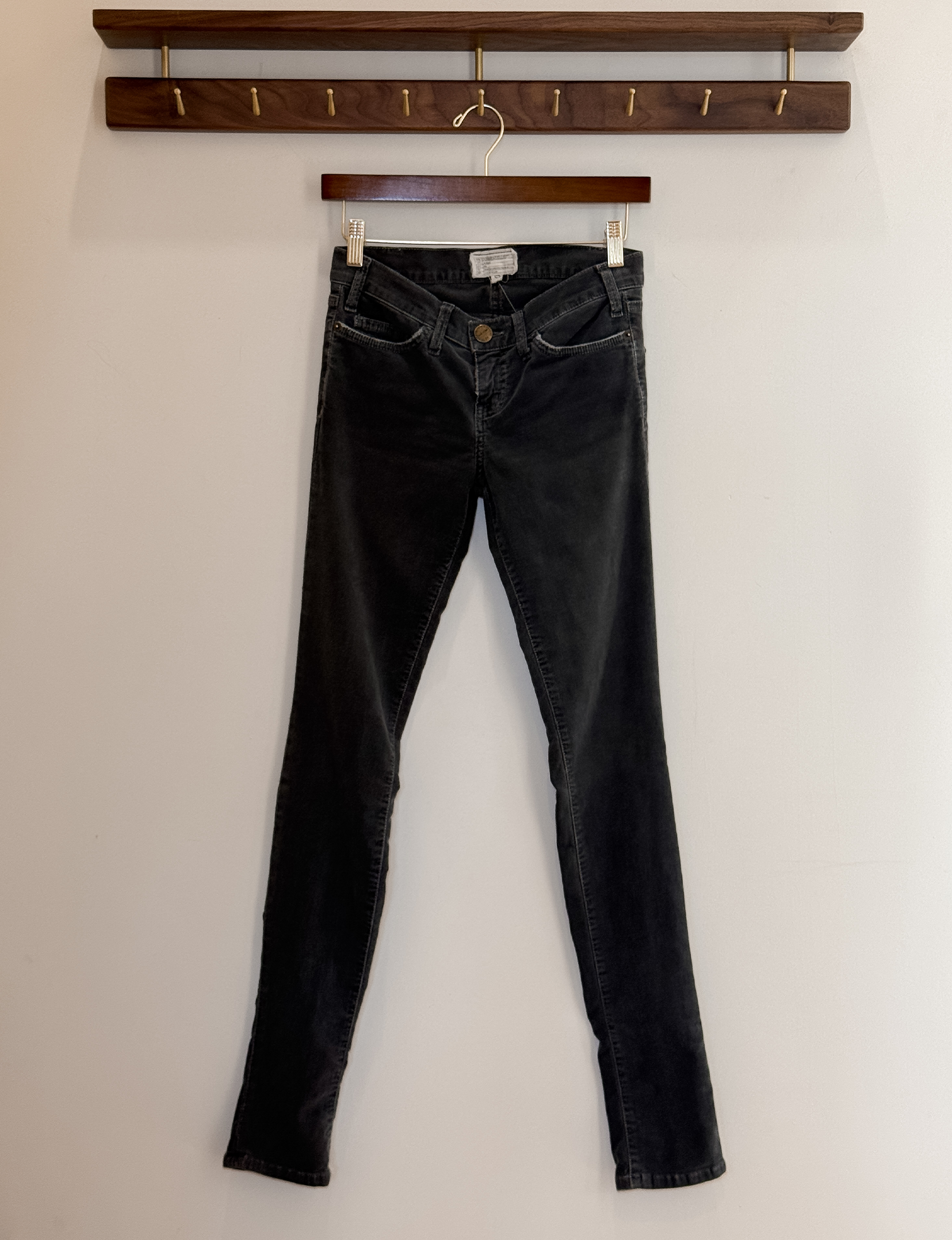 Current Elliot Skinny Corduroy, Dark Grey