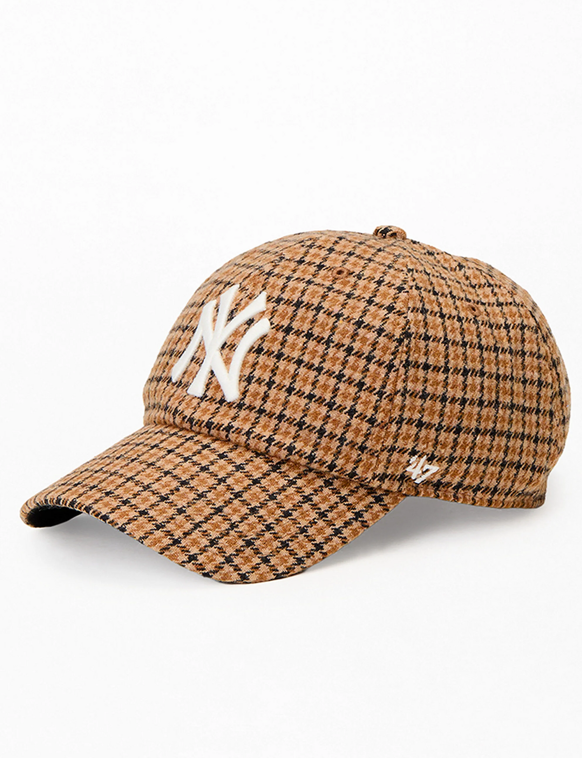 NY Yankees Shepherds Clean Up Cap, Camel/White