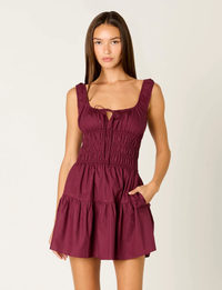 Salt Dress, Plum
