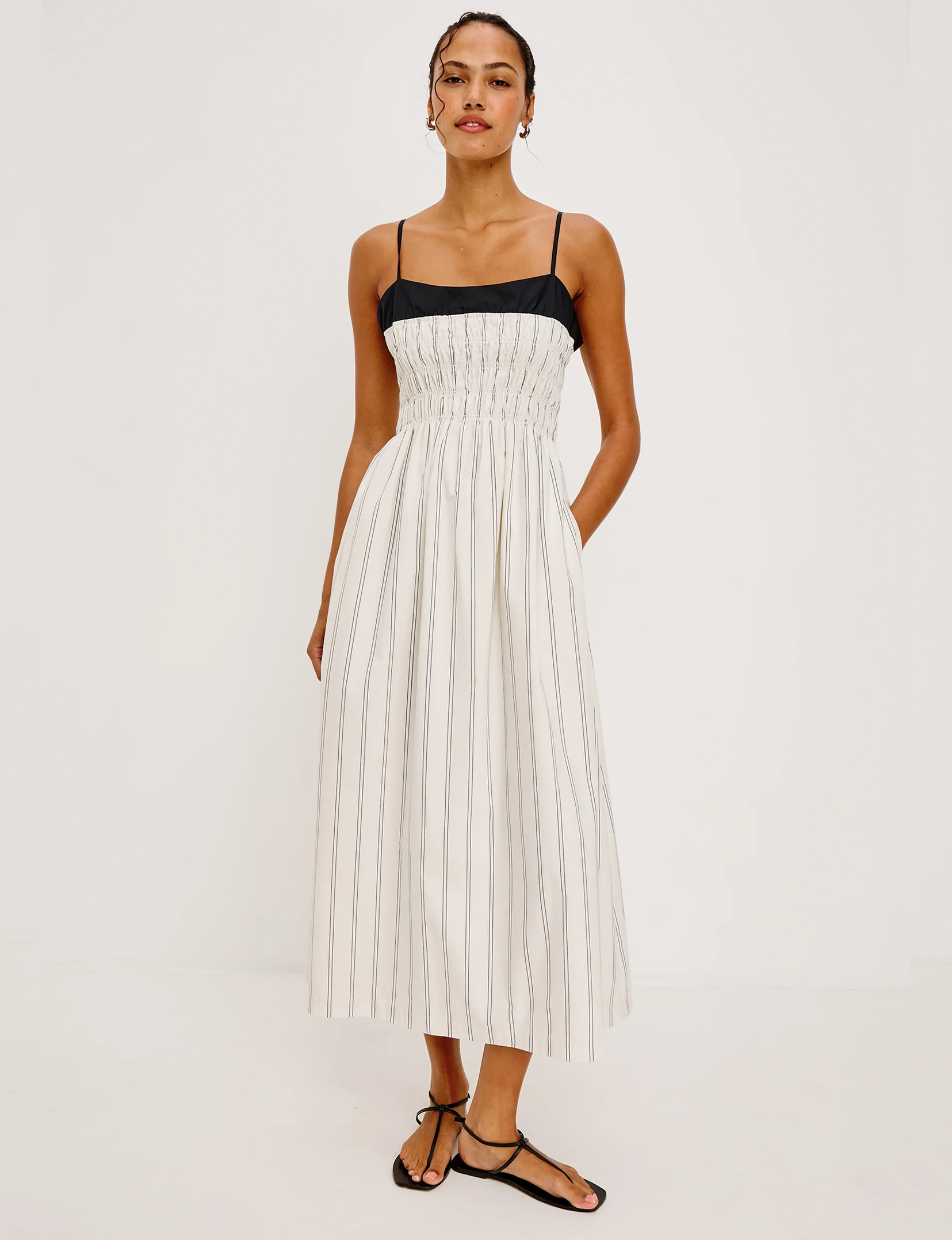 Primrose Dress, Palma Stripe
