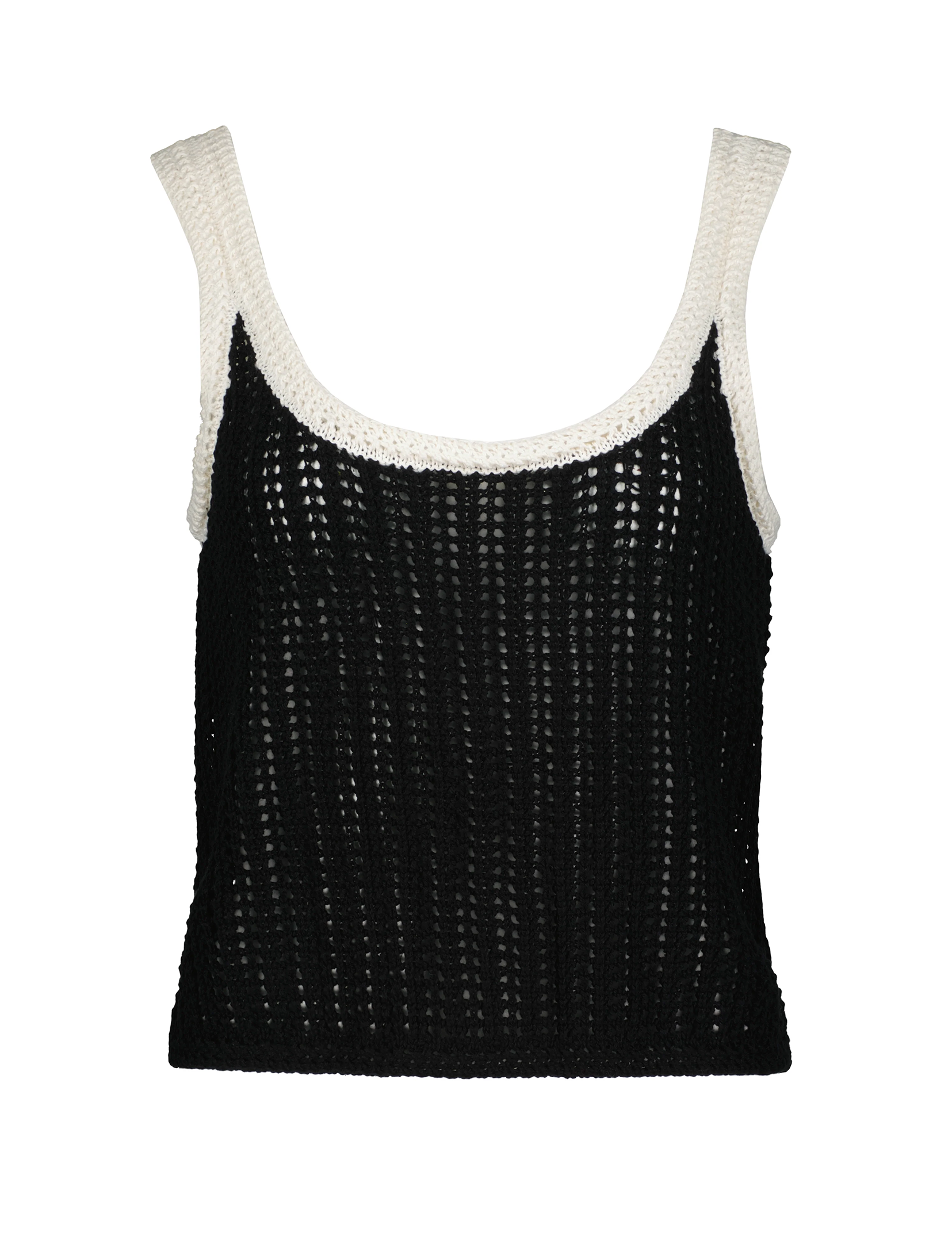 Caprice Sweater Tank, Black