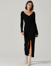 Glenda Sweater Dress, Black