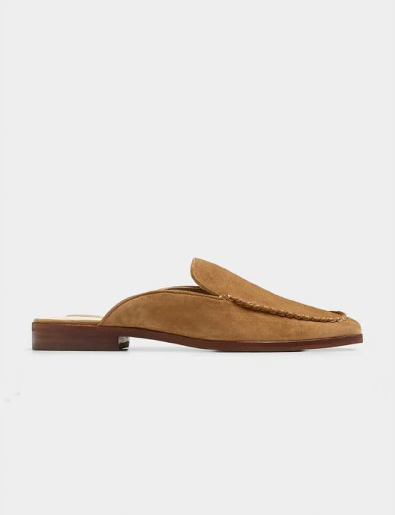 Bradly Flat, Brown Suede