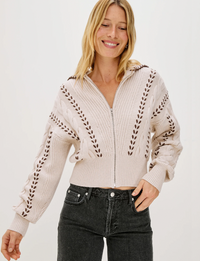 Lune Sweater, Oatmeal Brown Whip