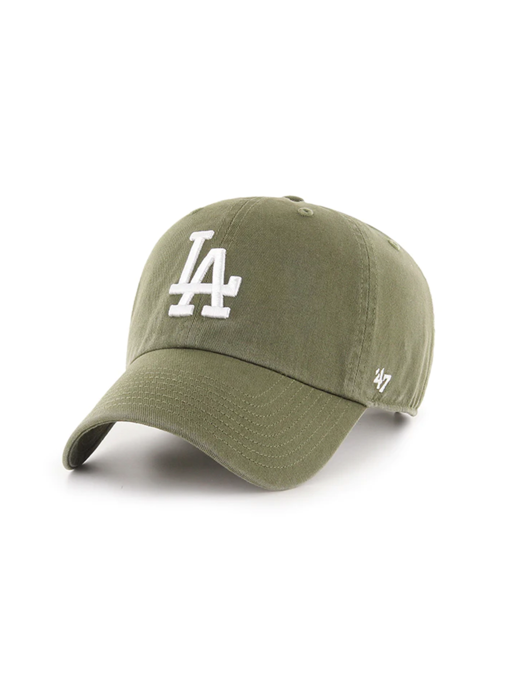 LA Dodgers Basic Ball Cap, Sandalwood/White