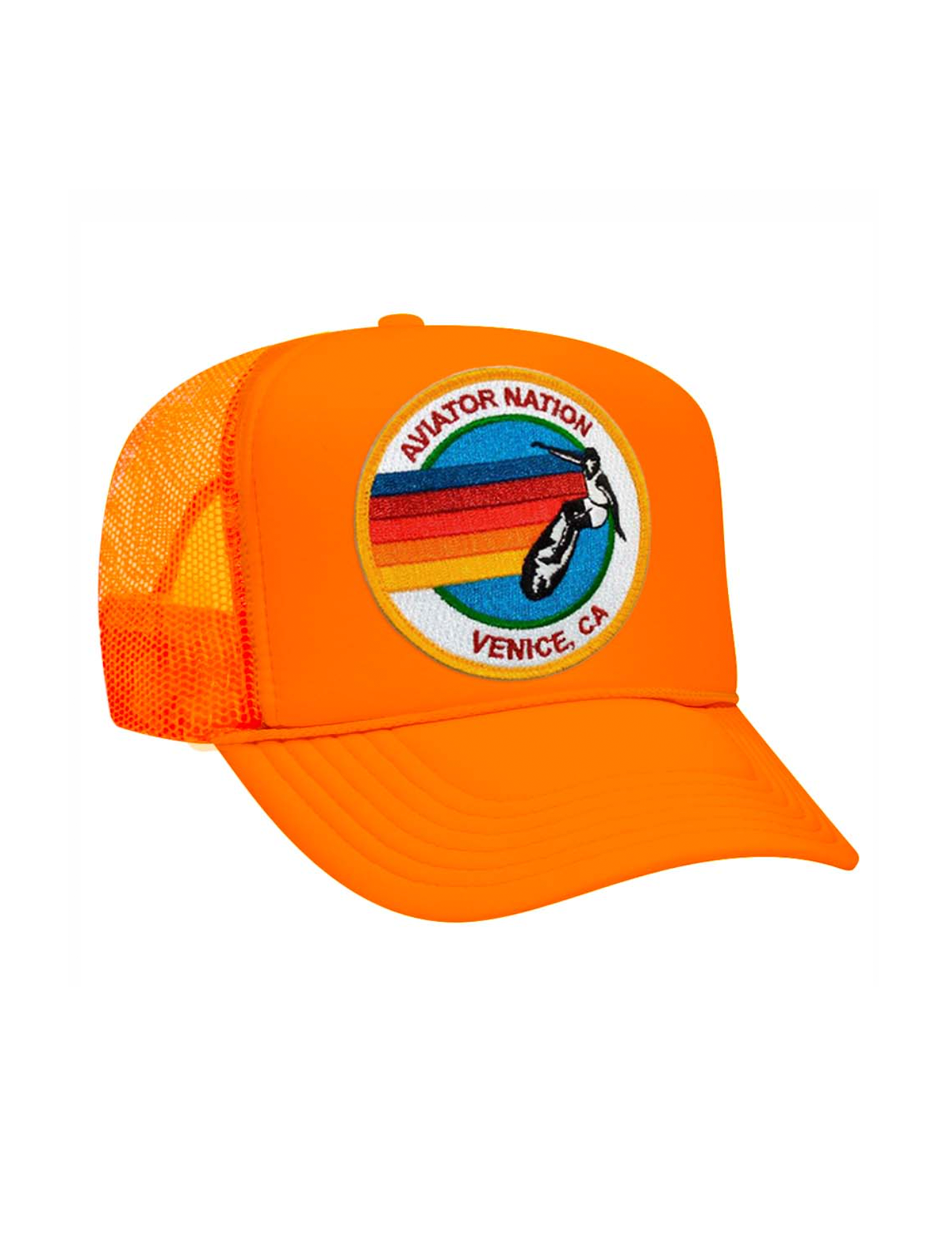 Signature Vintage Low Rise Trucker Hat, Neon Orange – Punch Clothing