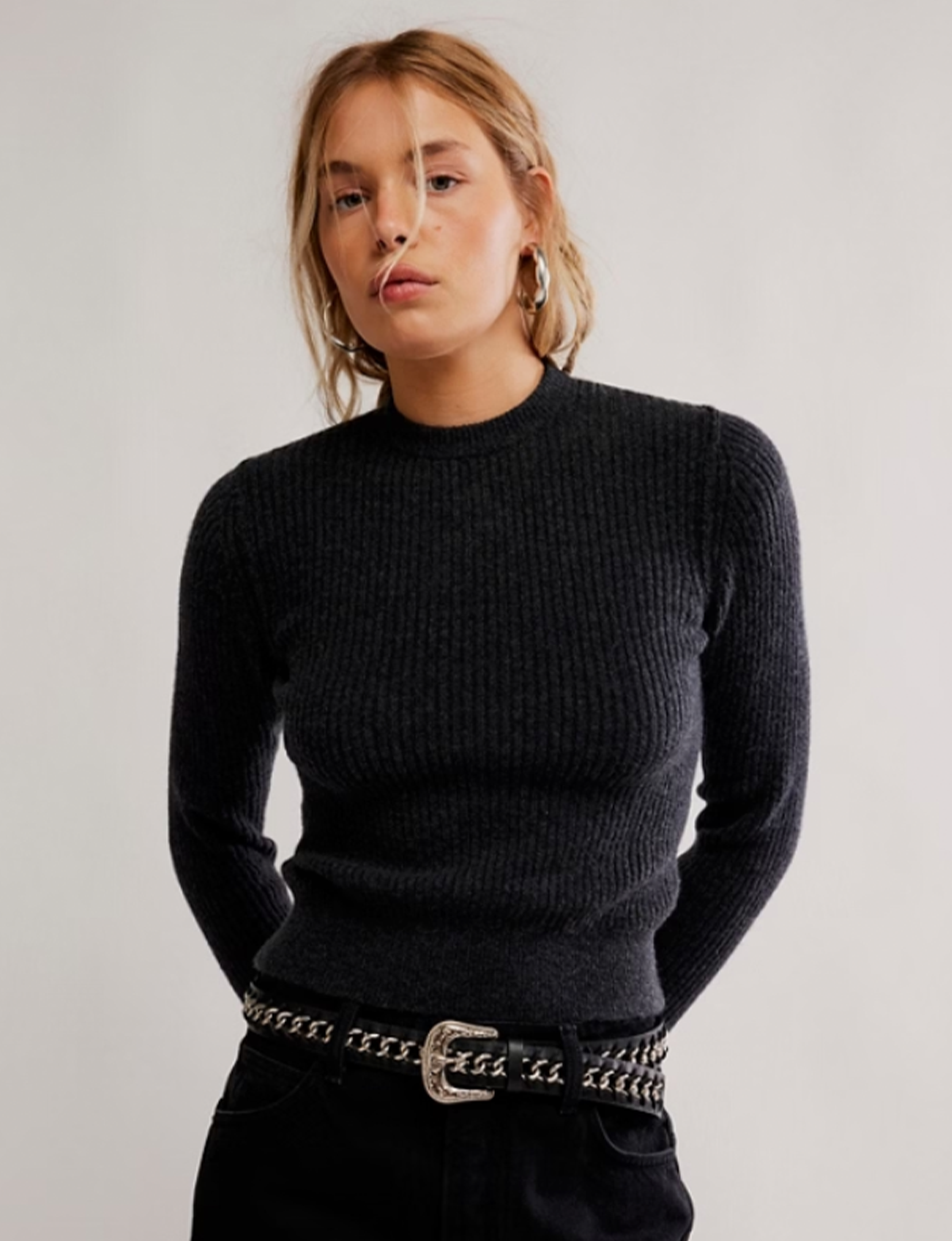 Even After Pullover, Charcoal