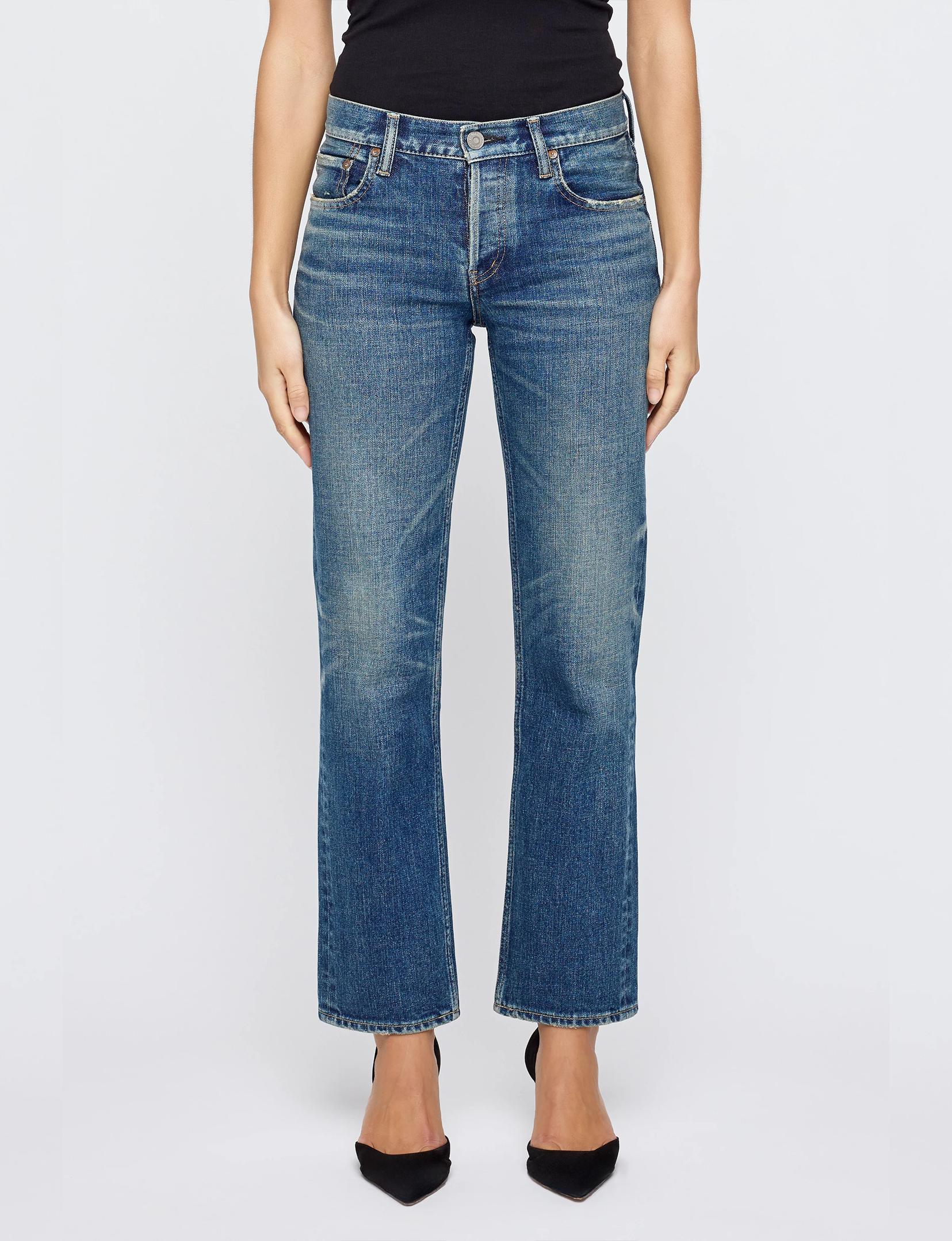 Hadley Straight Low Jean, Blue