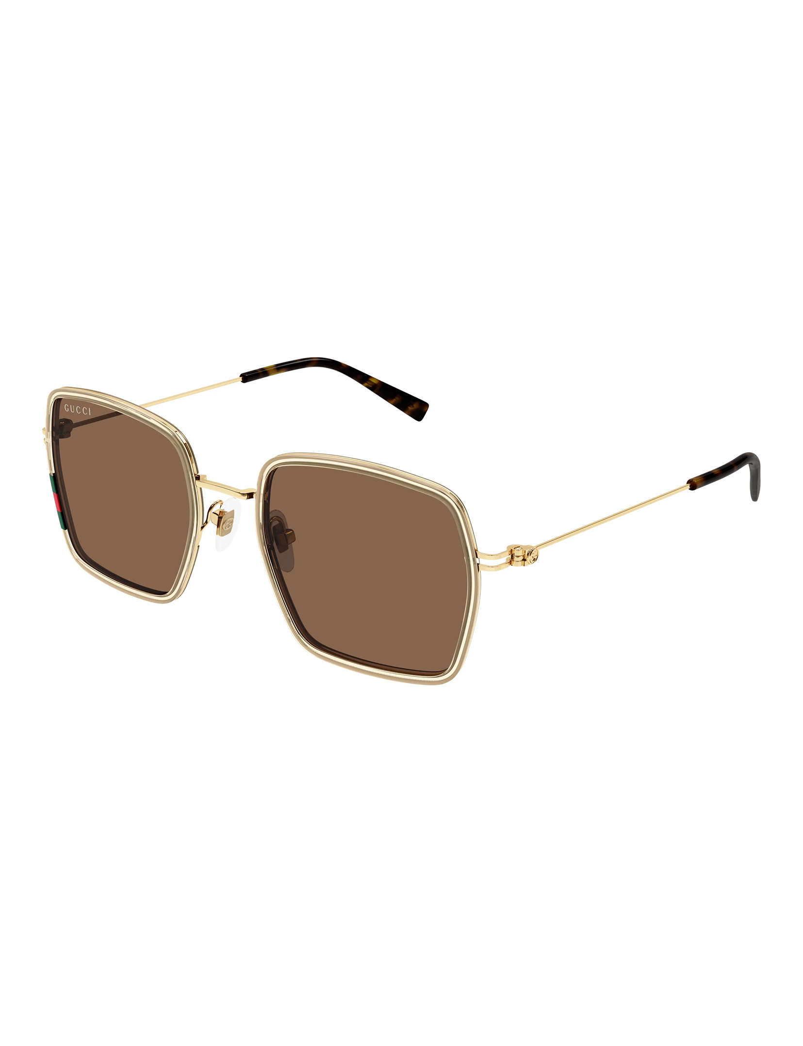 GG1848S 003 Sunglasses, Beige/Gold