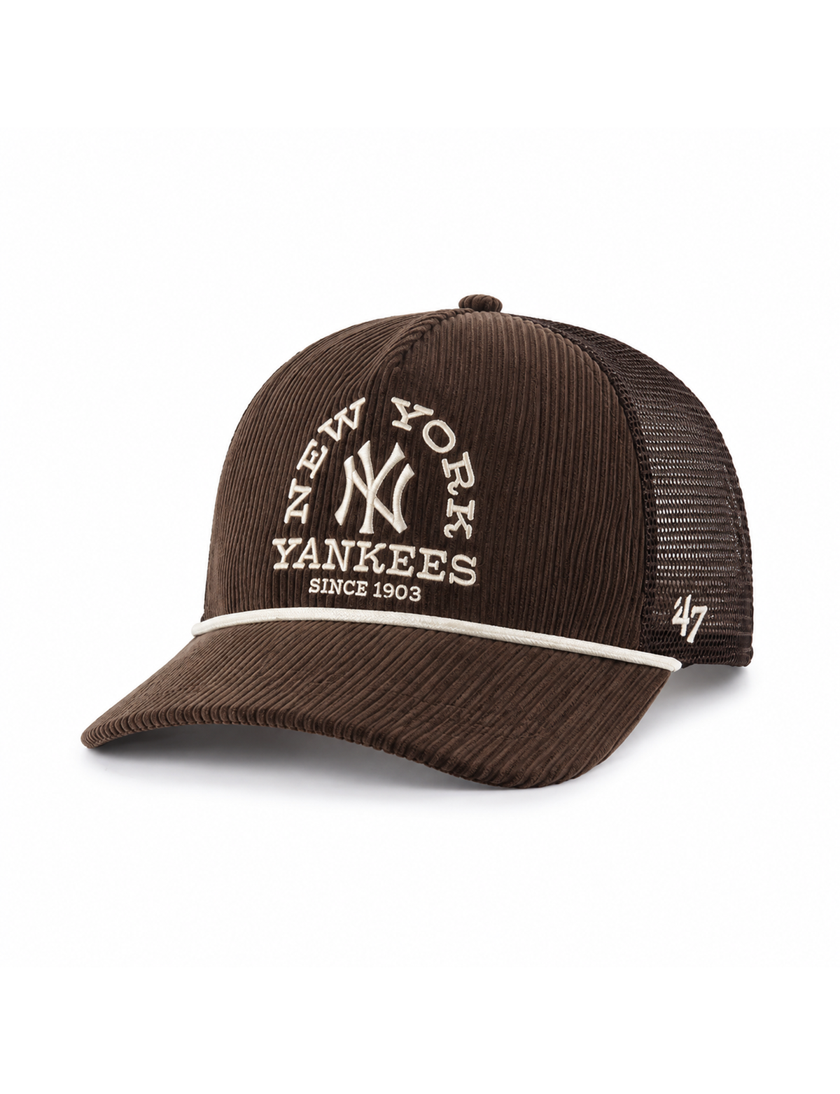 NY Yankees Ranchurro Mesh Hat, Brown