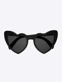 New Wave LOULOU Sunglasses, Black/Grey