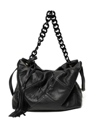 Chantal Quilted Bag, Black