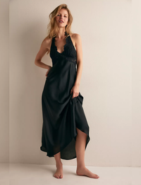Petal Party Midi Dress, Black