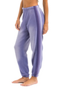 5 Stripe Women's Sweatpants, Faded Grape