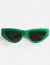 Cat Eye Sunglasses, Green