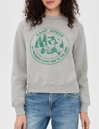 Apres Classic Crewneck, Heather Grey