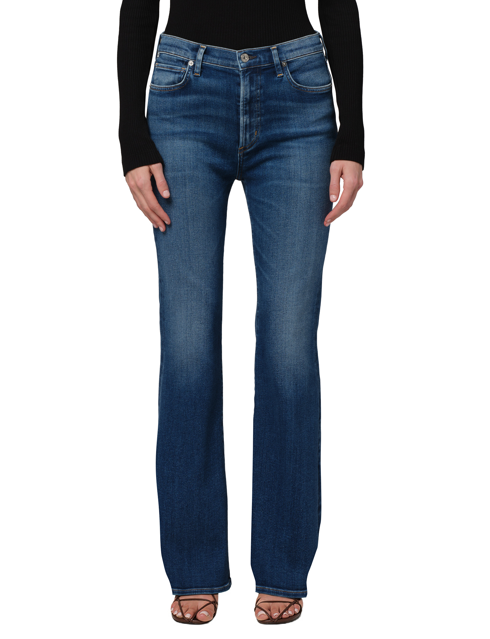 Lilah High Rise Long Bootcut, Augusta