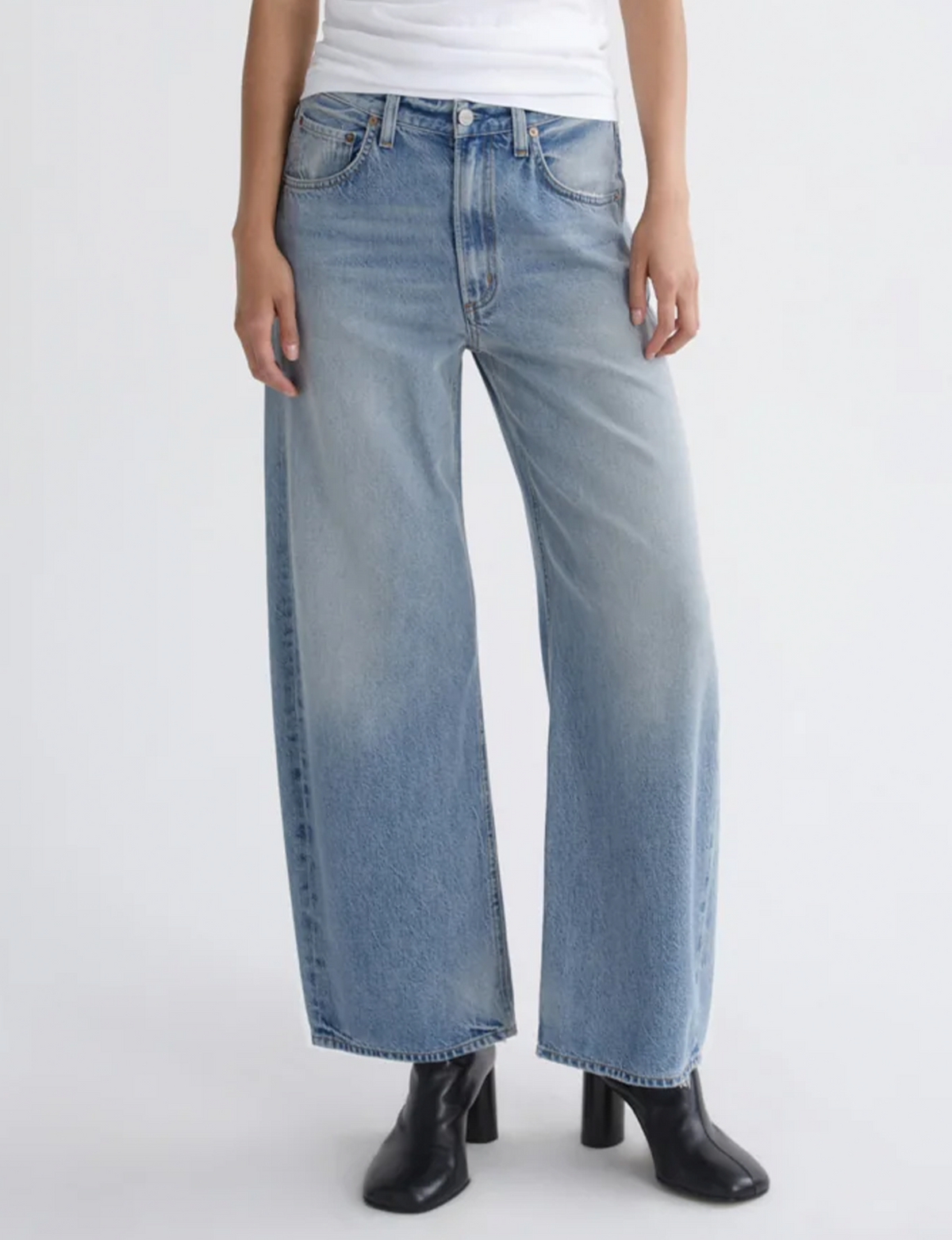 Low Curve Crop Jean, Reset