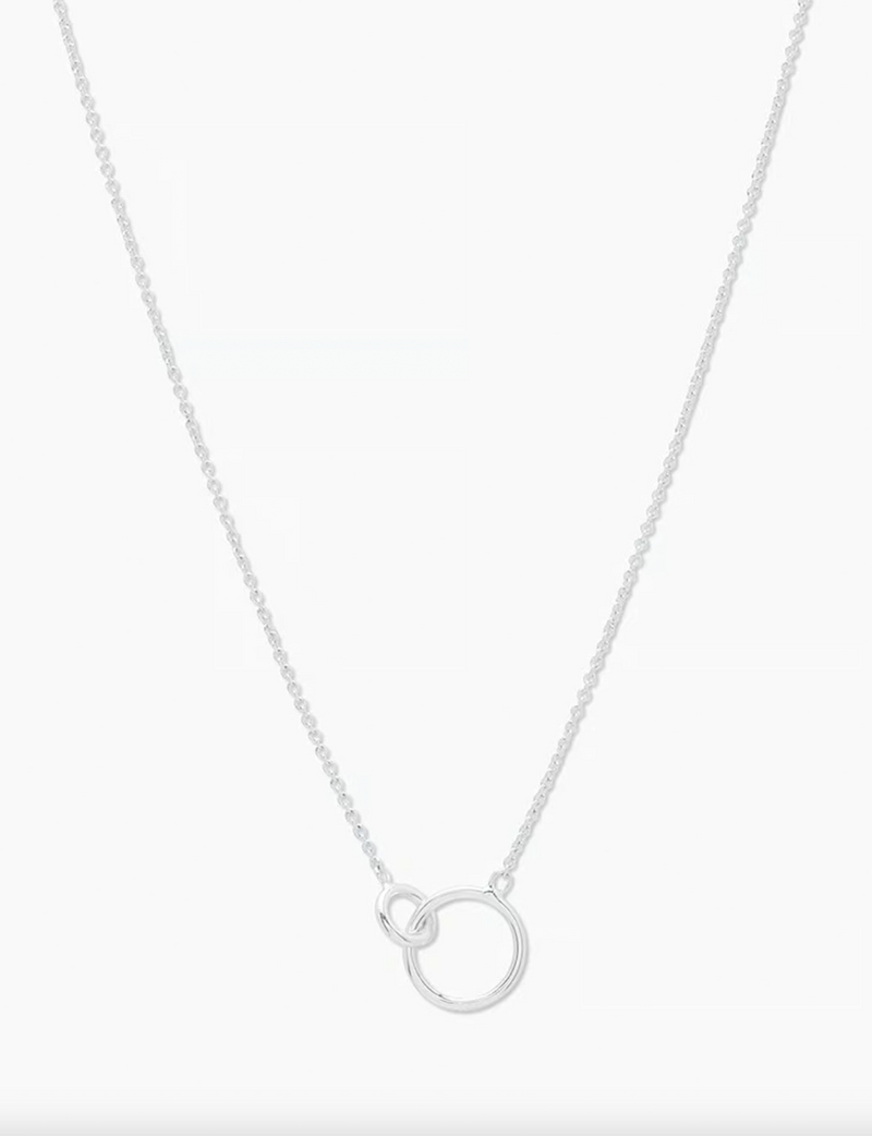 Wilshire Charm Necklace, Silver