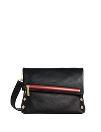 VIP Medium Handbag, Black/Bushed Gold