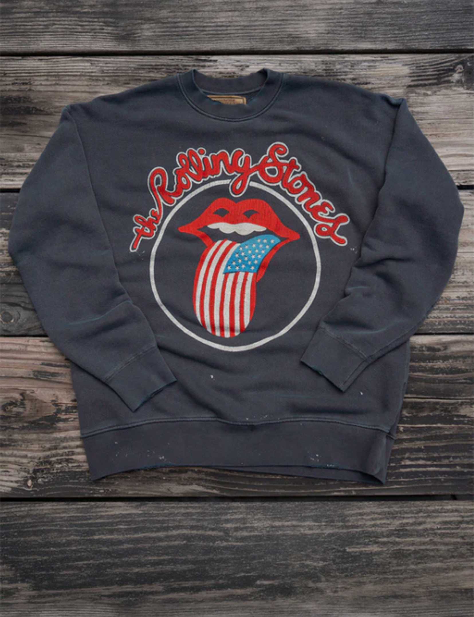 Rolling Stones American Tongue Crew Fleece, Dusk