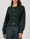 Cove Faux Cardi, Charcoal