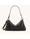 Kyle Medium Handbag, Black/Gunmetal