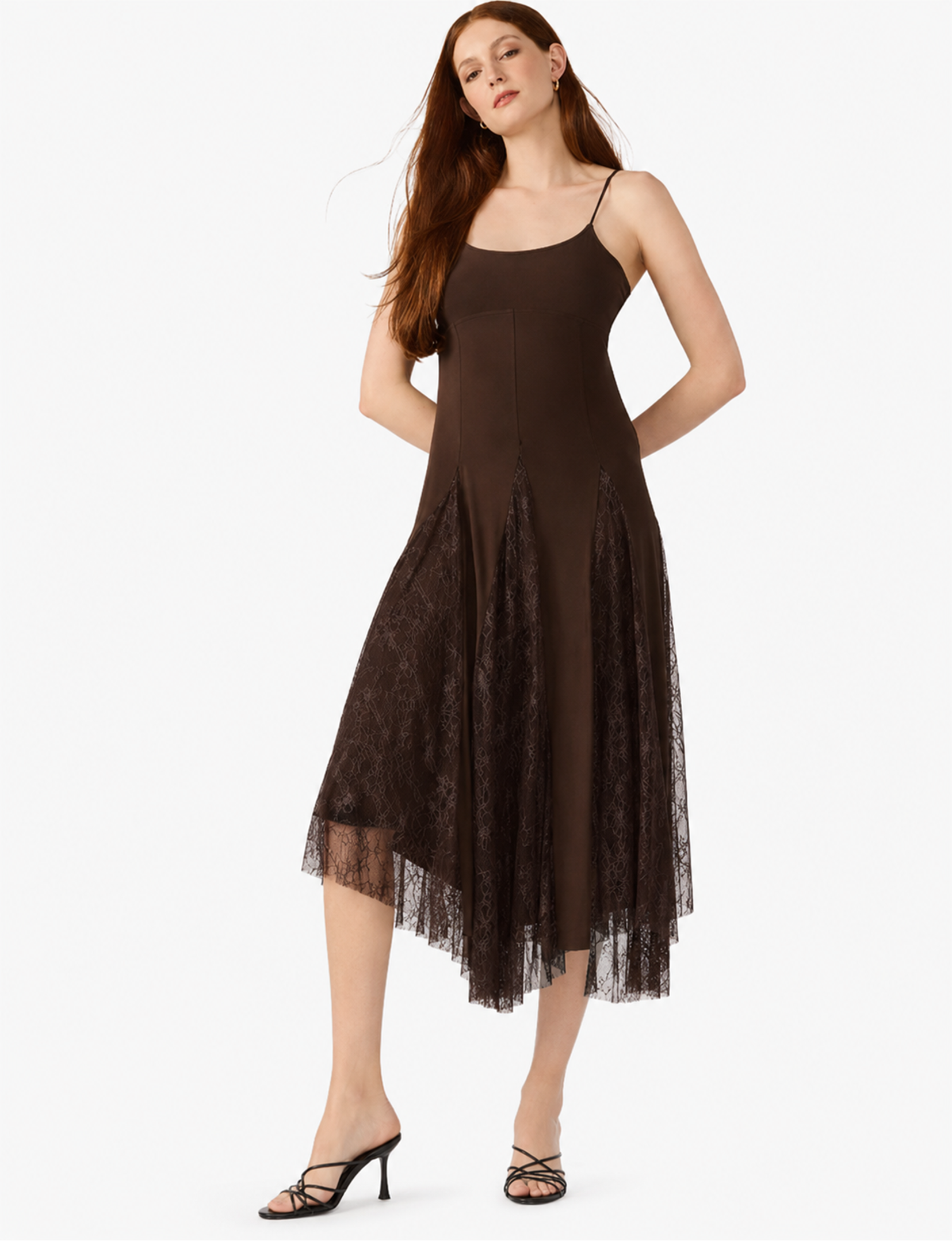 Vita Dress, Chocolate Brown