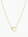 Wilshire Charm Adjustable Necklace, Gold Plated