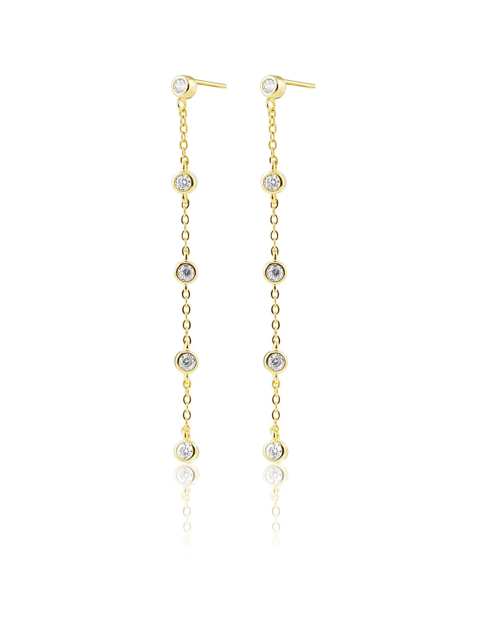Capri Drop Earrings, Gold