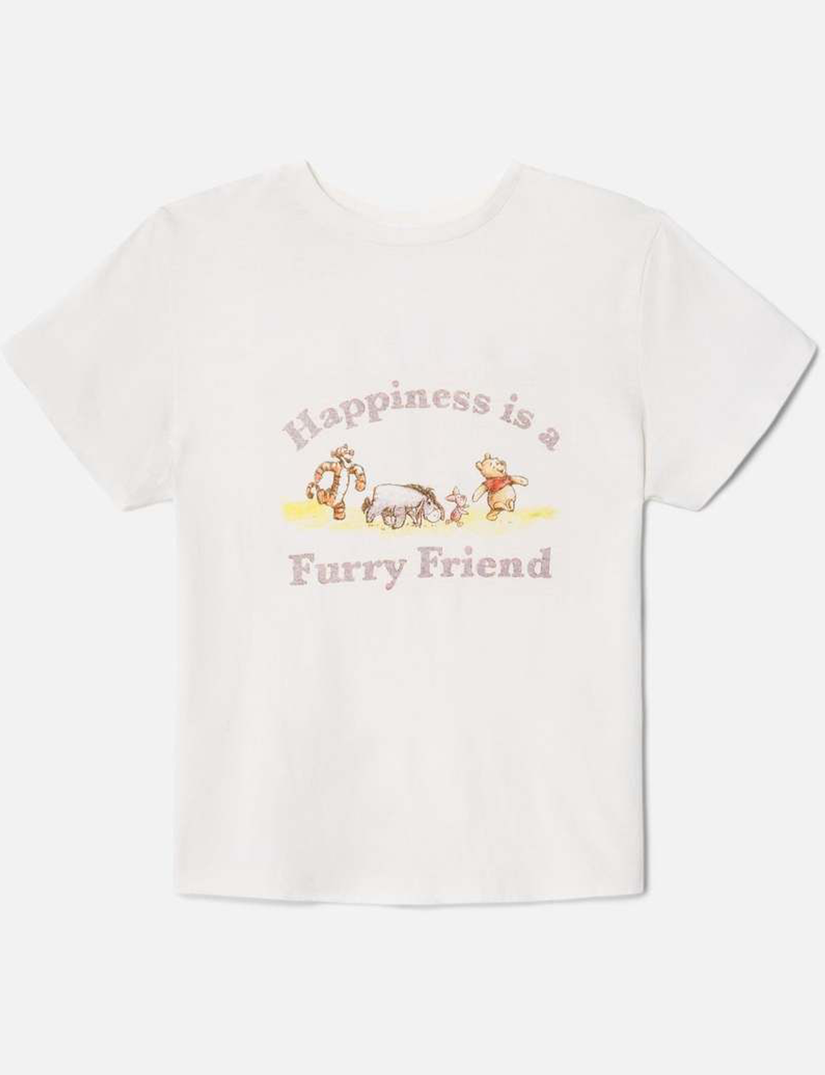 Pooh Friend Classic Tee, Vintage White