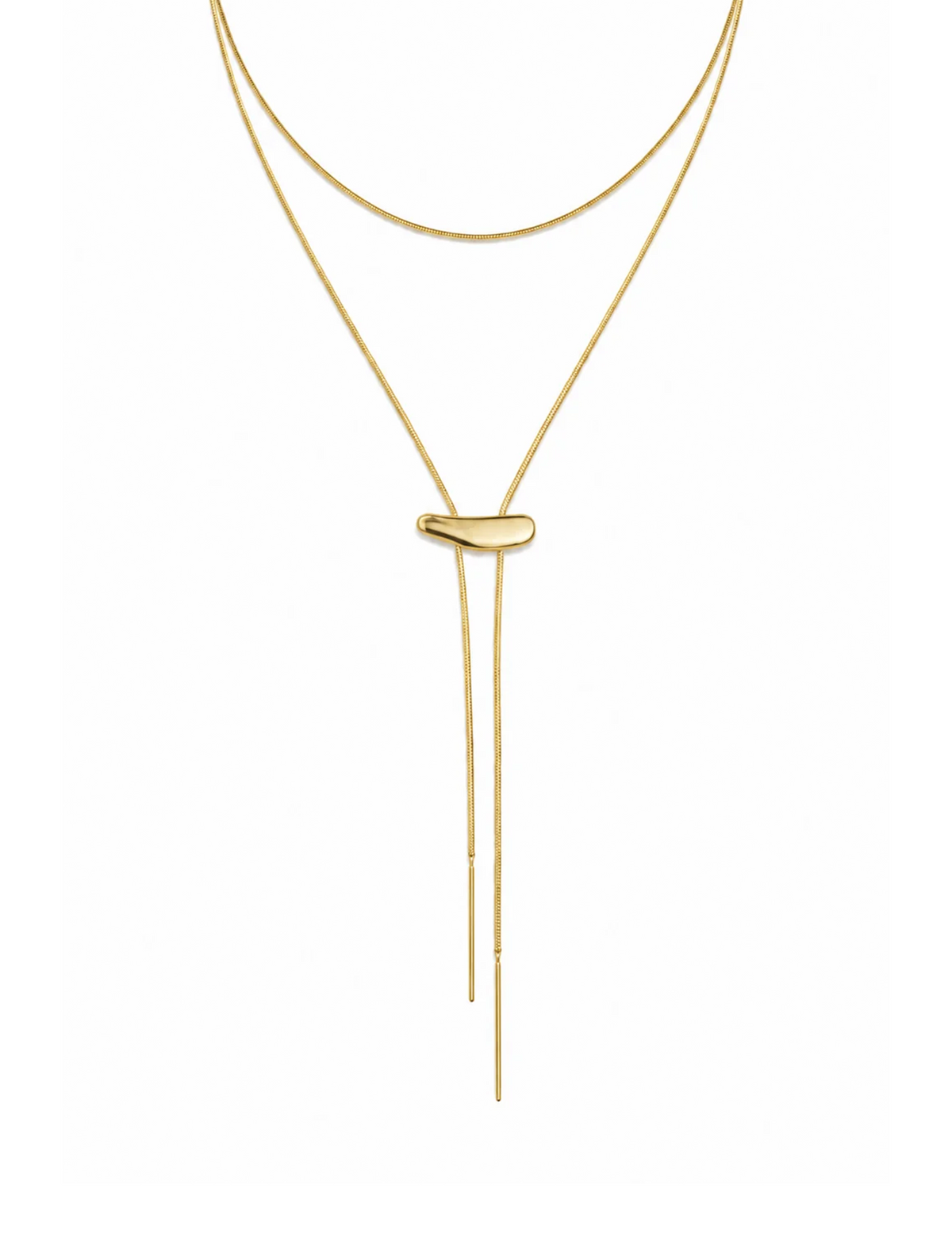 Western Bolo Necklace, Gold