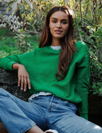 Ziggy Inside Out Sweatshirt, Grass