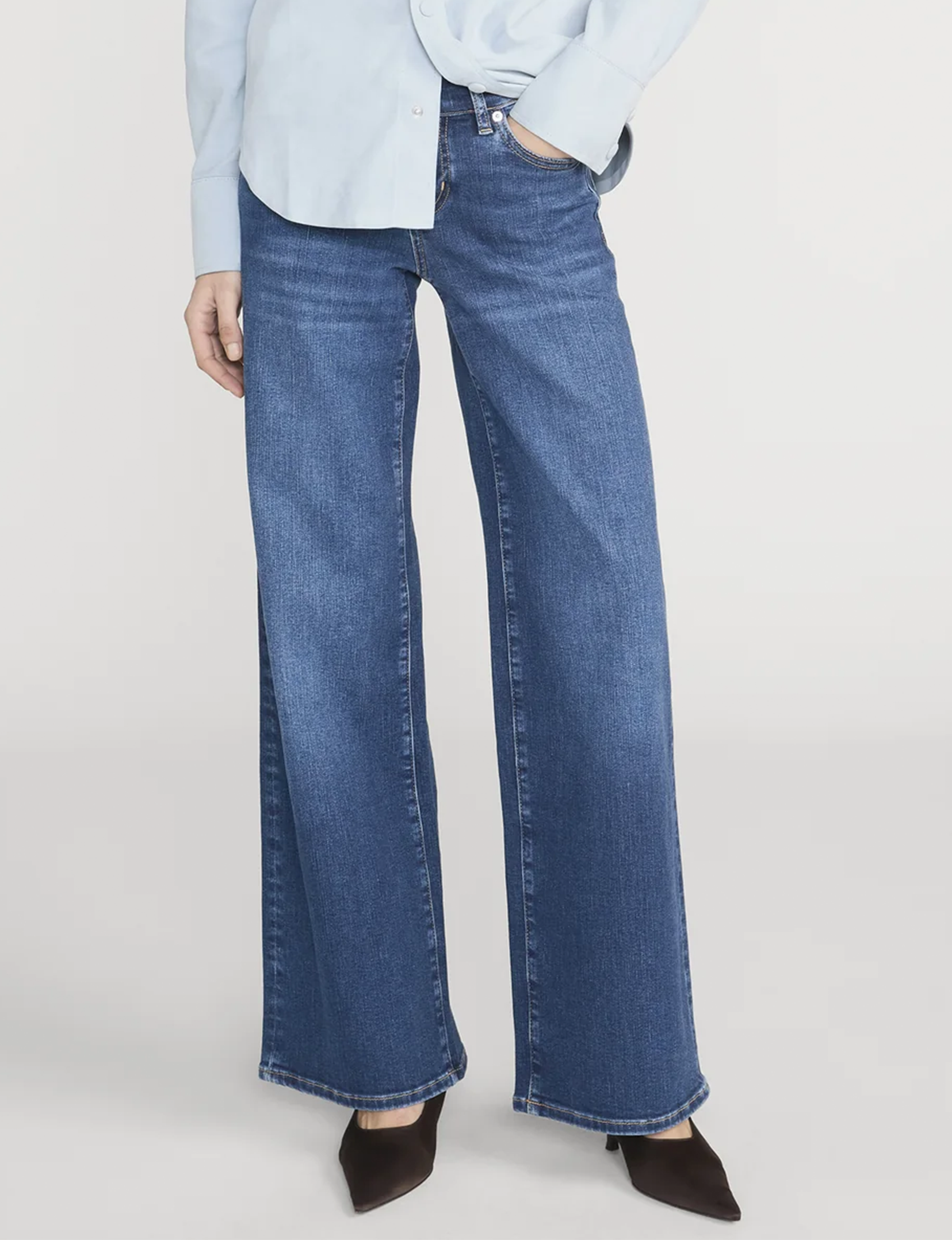 Low Rise Le Slim Palazzo, Femma