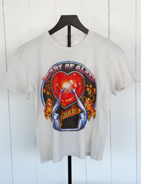Heart of Glass Cropped Tee, Vintage White