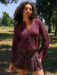 Confetti Cardigan, Chocolate