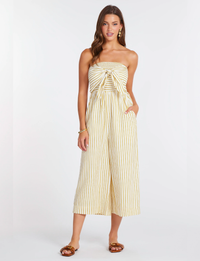 Elva Jumpsuit, Citron Stripe