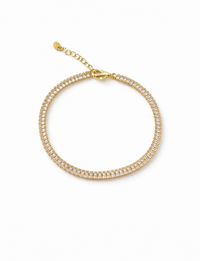 Sheila Tennis Bracelet, Gold