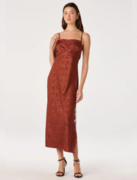 Kristian Jacquard Maxi Dress, Spice