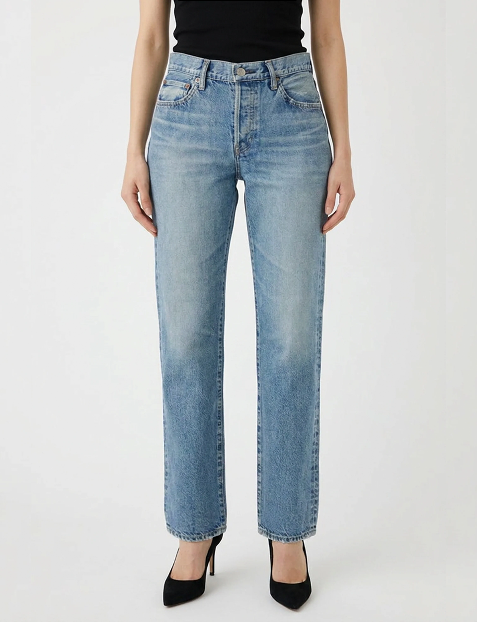 Leyden Straight Leg, Light Blue