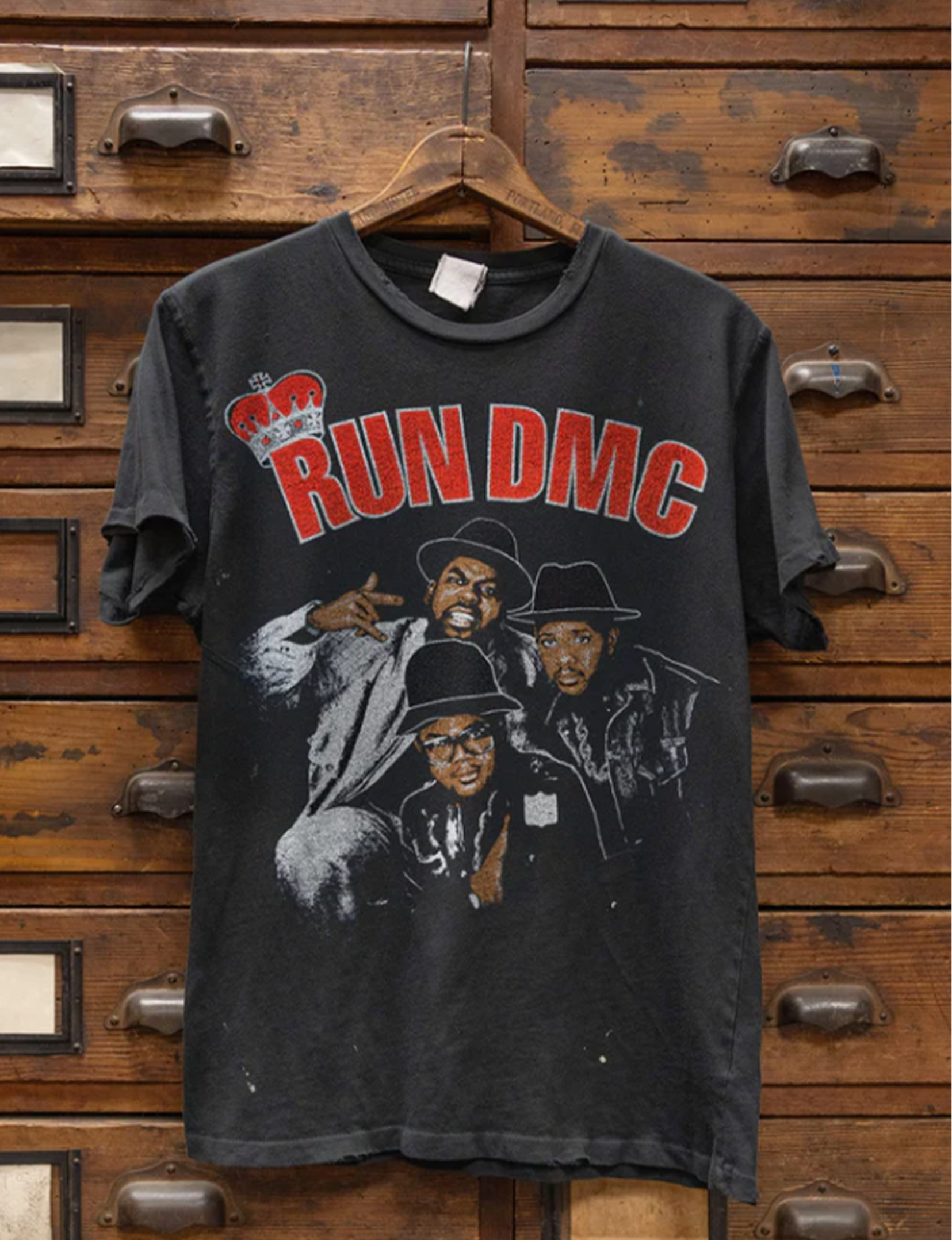Run DMC Crew Tee, Coal