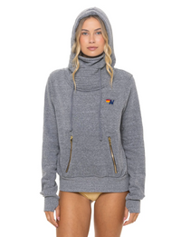 Ninja Pullover Hoodie, Heather Grey