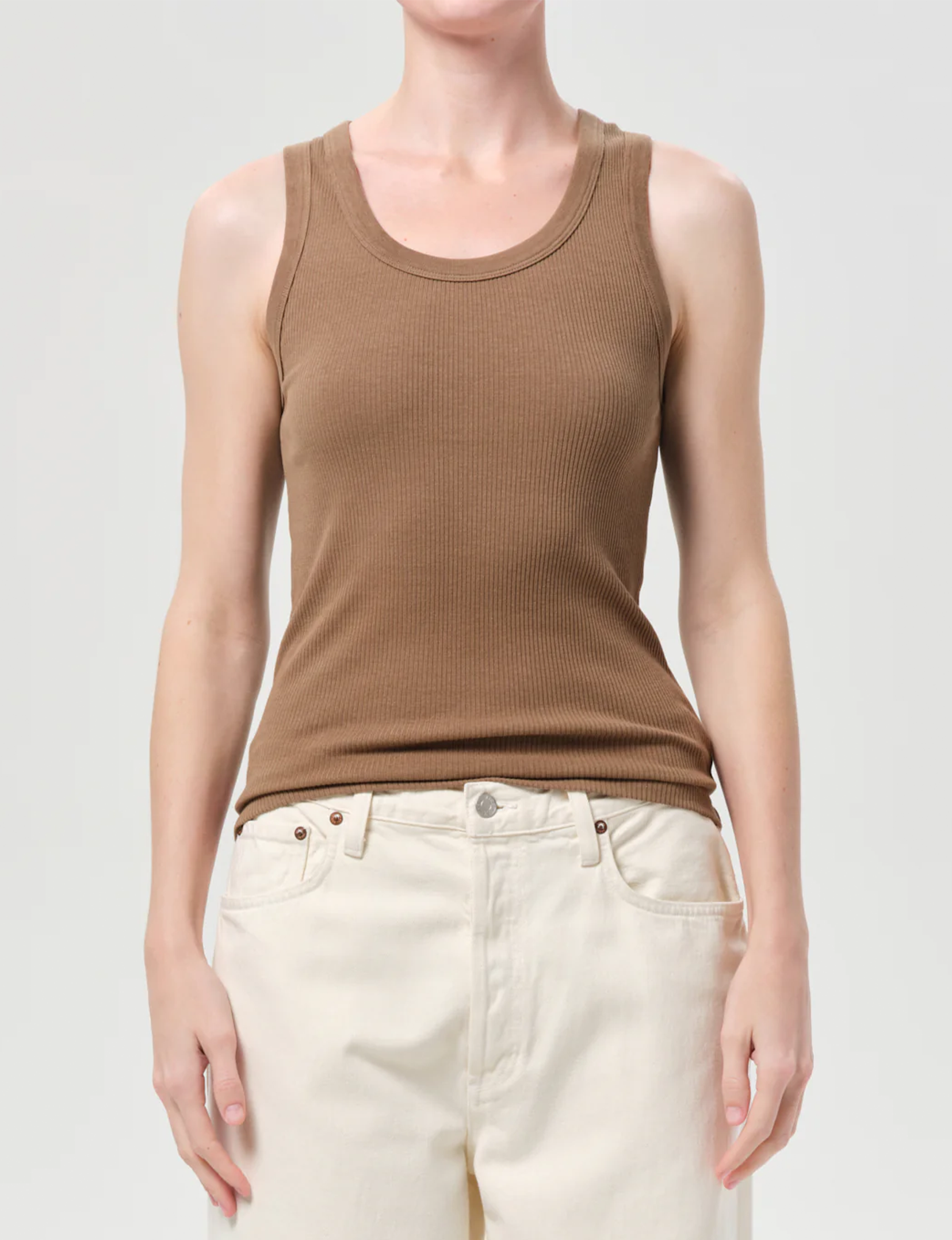 Poppy Scoop Neck Tank, Hamoa