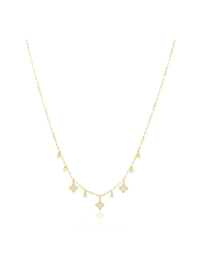 Amanda CZ Necklace, Gold