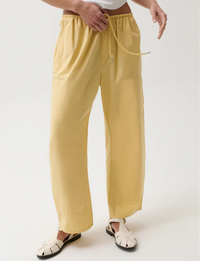 Theo Poplin Pant, Light Tumeric