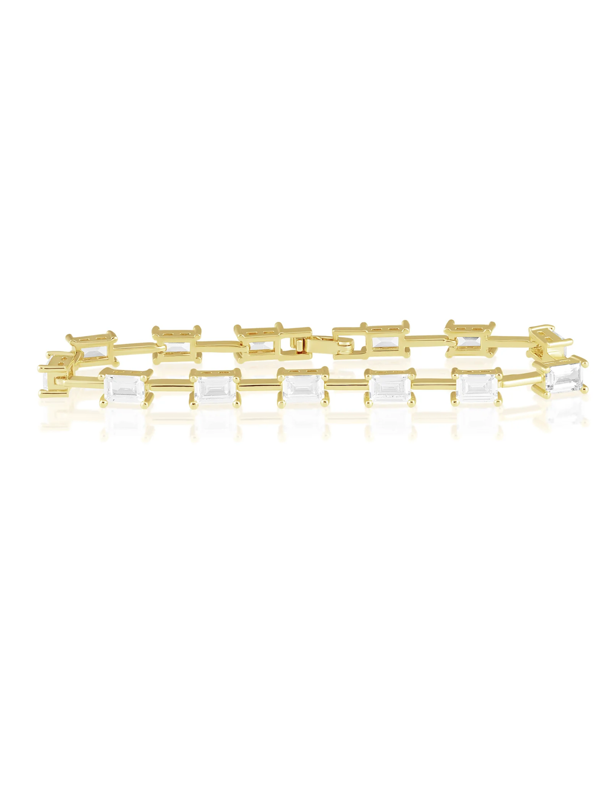 Selena Tennis Bracelet, Gold