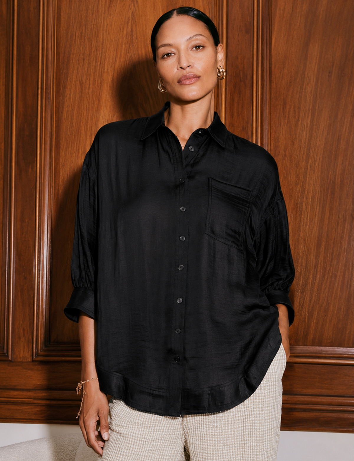 Adelena Blouse, Black
